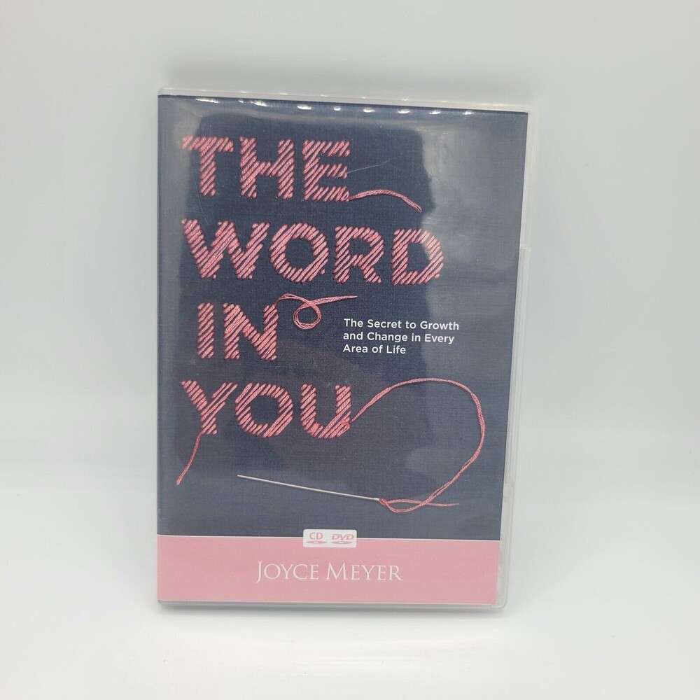 Joyce Meyer The Word in You DVD + 4 CDs Secret to Growth and Change Bible Study
